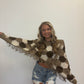 Crochet Mocha Combo Batwing Crop Top