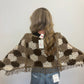 Crochet Mocha Combo Batwing Crop Top