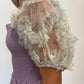 Lilac Floral Sleeve Top