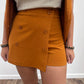 Burnt Orange Sleeveless Business Set