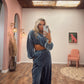 Round Neck Dropped Shoulder Two Piece Set
