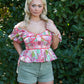 Pink Multi Color Top