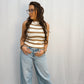 Light-Weight Stripe Sweater Tank