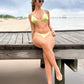 Green Velvet Bikini